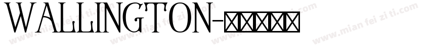 Wallington字体转换