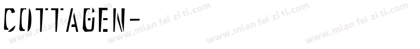 COTTAGEN字体转换