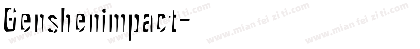 Genshenimpact字体转换