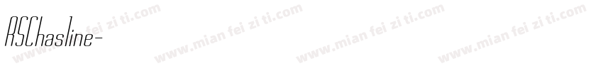 RSChasline字体转换