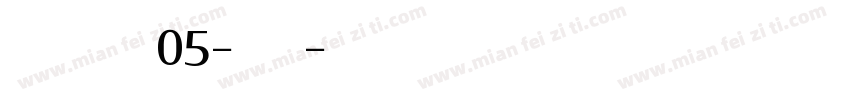 CoquetteW05-Light字体转换