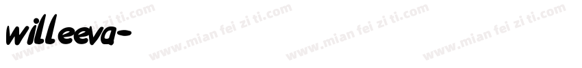 willeeva字体转换