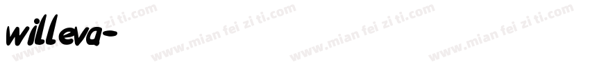 willeva字体转换