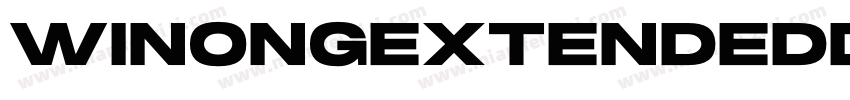 WinongExtendedDemo字体转换