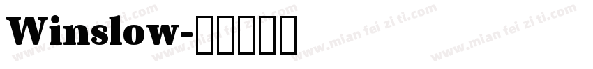 Winslow字体转换
