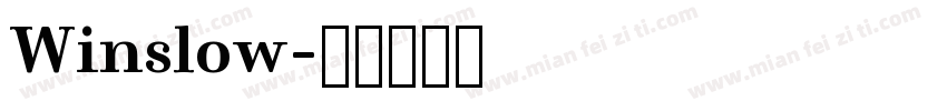 Winslow字体转换