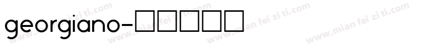 georgiano字体转换