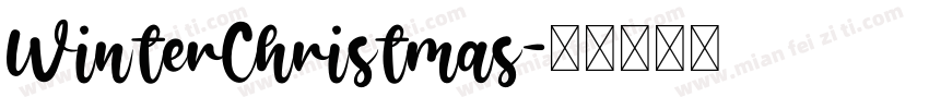 WinterChristmas字体转换