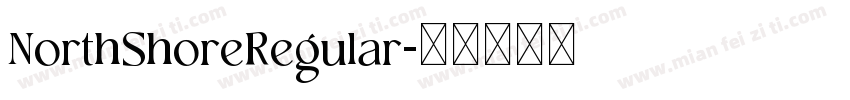 NorthShoreRegular字体转换