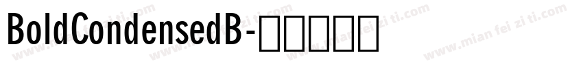 BoldCondensedB字体转换