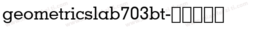 geometricslab703bt字体转换