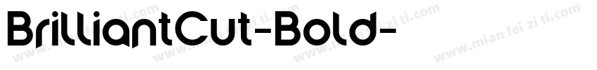 BrilliantCut-Bold字体转换