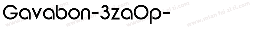 Gavabon-3zaOp字体转换
