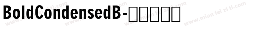 BoldCondensedB字体转换