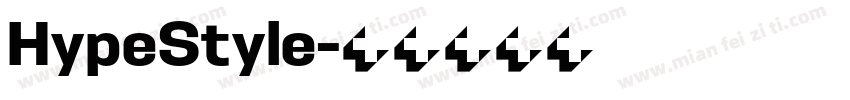 HypeStyle字体转换