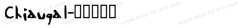 Chiaugal字体转换