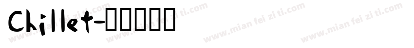 Chillet字体转换