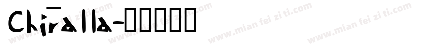Chiralla字体转换