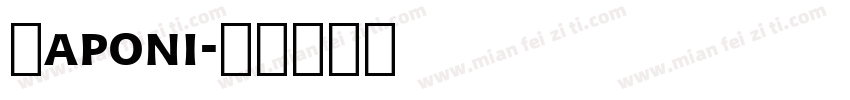 Caponi字体转换
