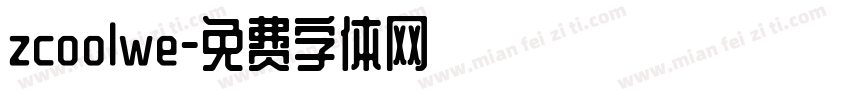 zcoolwe字体转换