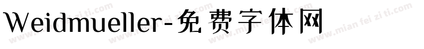 Weidmueller字体转换