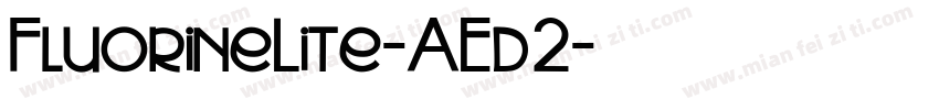 FluorineLite-AEd2字体转换