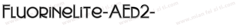 FluorineLite-AEd2字体转换