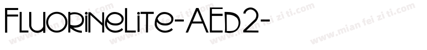 FluorineLite-AEd2字体转换