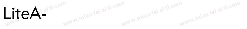 LiteA字体转换