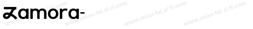Zamora字体转换