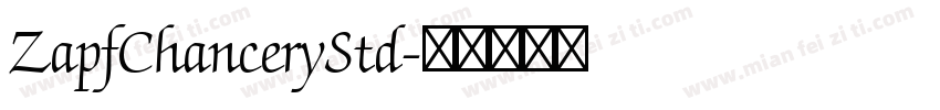 ZapfChanceryStd字体转换