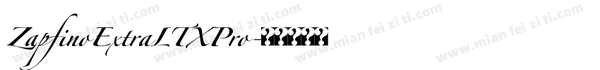 ZapfinoExtraLTXPro字体转换