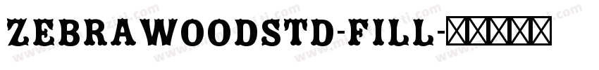 ZebrawoodStd-Fill字体转换