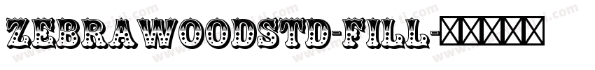 ZebrawoodStd-Fill字体转换