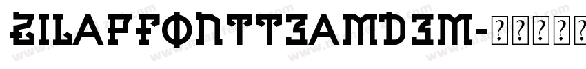 ZilapFontTeamDEM字体转换