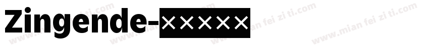 Zingende字体转换