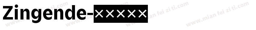 Zingende字体转换