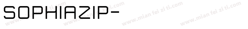 Sophiazip字体转换