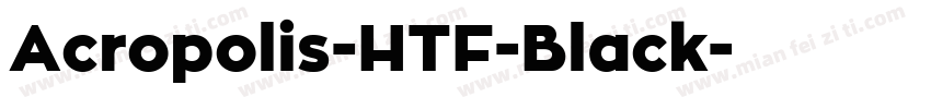 Acropolis-HTF-Black字体转换