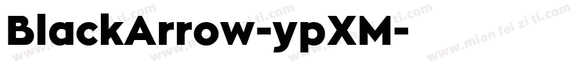 BlackArrow-ypXM字体转换