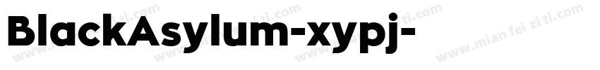 BlackAsylum-xypj字体转换