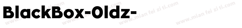 BlackBox-0ldz字体转换