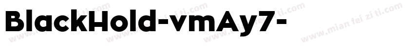 BlackHold-vmAy7字体转换