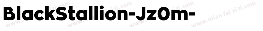 BlackStallion-Jz0m字体转换