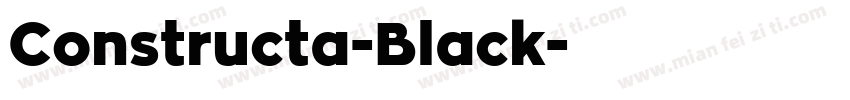 Constructa-Black字体转换