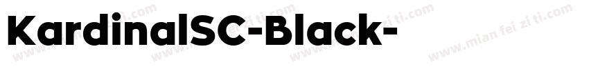KardinalSC-Black字体转换