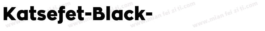 Katsefet-Black字体转换