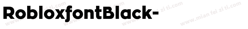 RobloxfontBlack字体转换