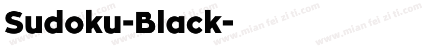 Sudoku-Black字体转换