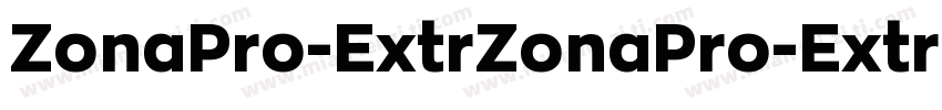 ZonaPro-ExtrZonaPro-ExtraBoldaBold字体转换